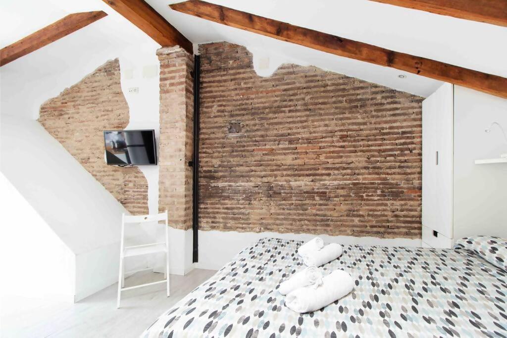 Estudio Para Parejas Con Terraza En La Playa Valenza Esterno foto
