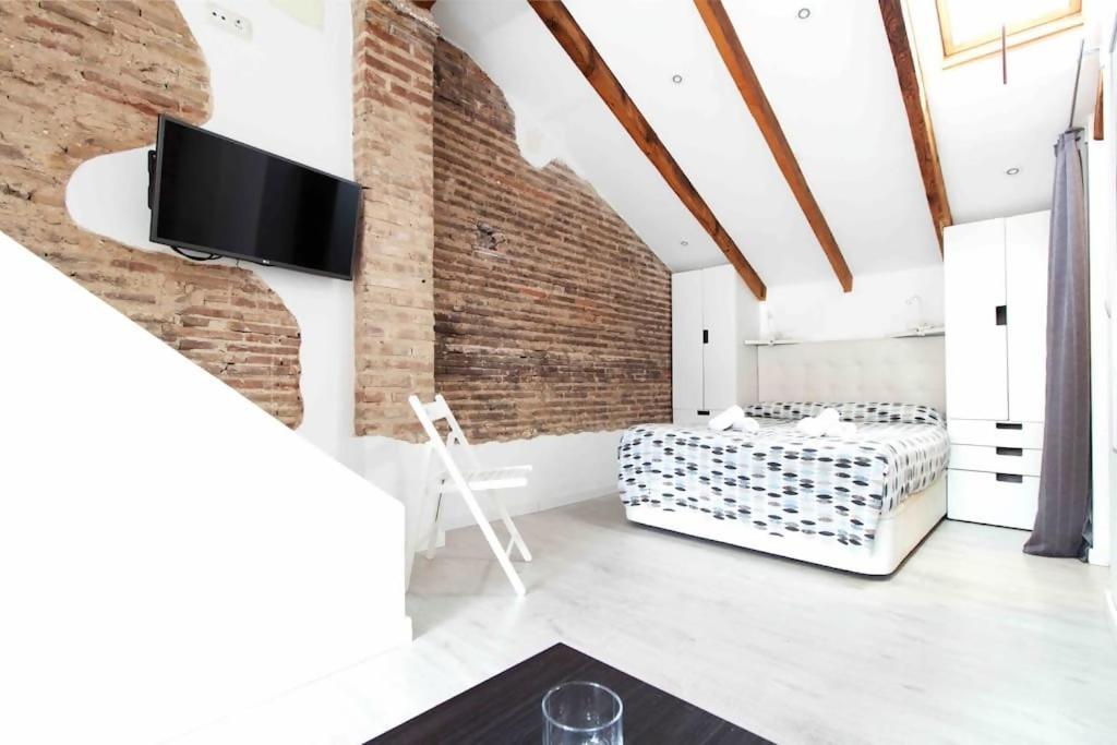 Estudio Para Parejas Con Terraza En La Playa Valenza Esterno foto